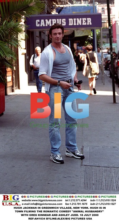 HUGH JACKMAN Films 'Animal Husbandry' in NYC