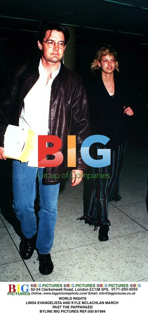 Linda Evangelista and Kyle McLachlan