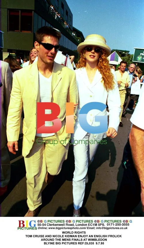 Tom Cruise and Nicole Kidman at Wimbledon