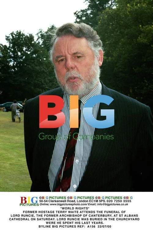Terry Waite at Lord Runcie's Funeral