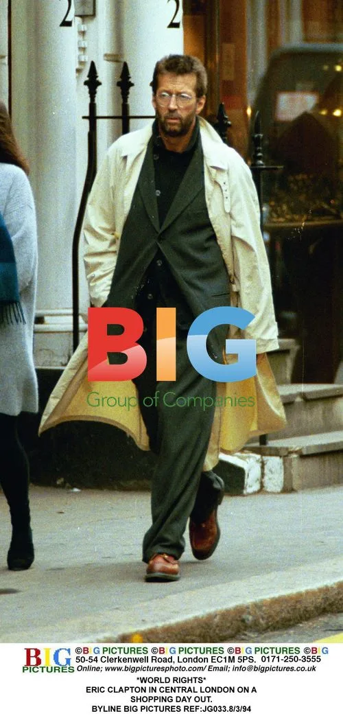 Eric Clapton Leaves Central London
