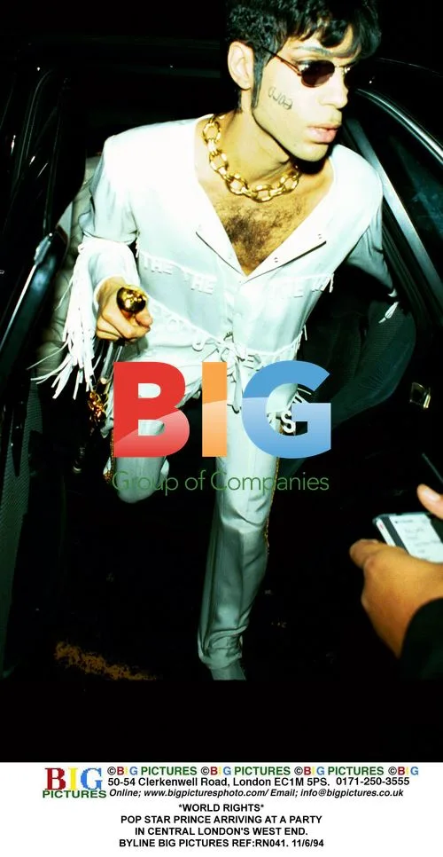 Prince Arriving at West End Party