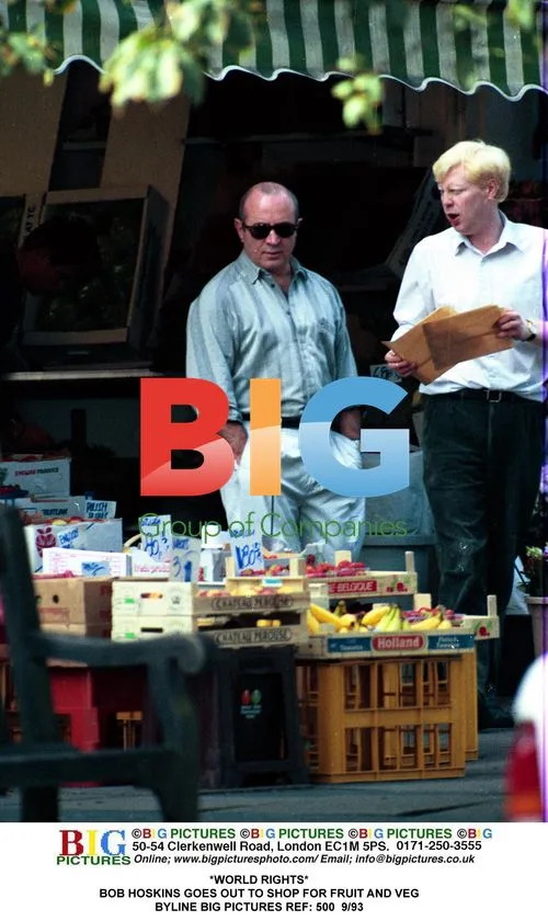 Bob Hoskins shops for produce