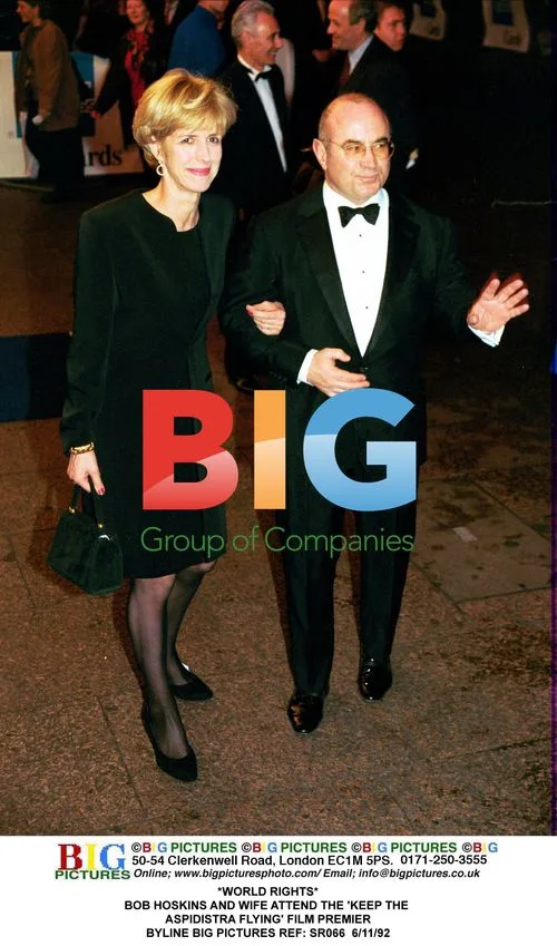 BOB HOSKINS Attends 'Keep the Aspidistra Flying' Premiere