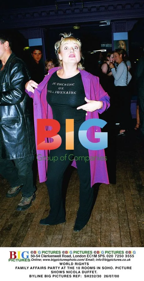 Nicola Duffett at Family Affairs Party in Soho