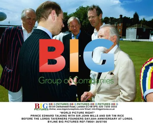 Prince Edward, Mills, and Rice at Lords Taverners event