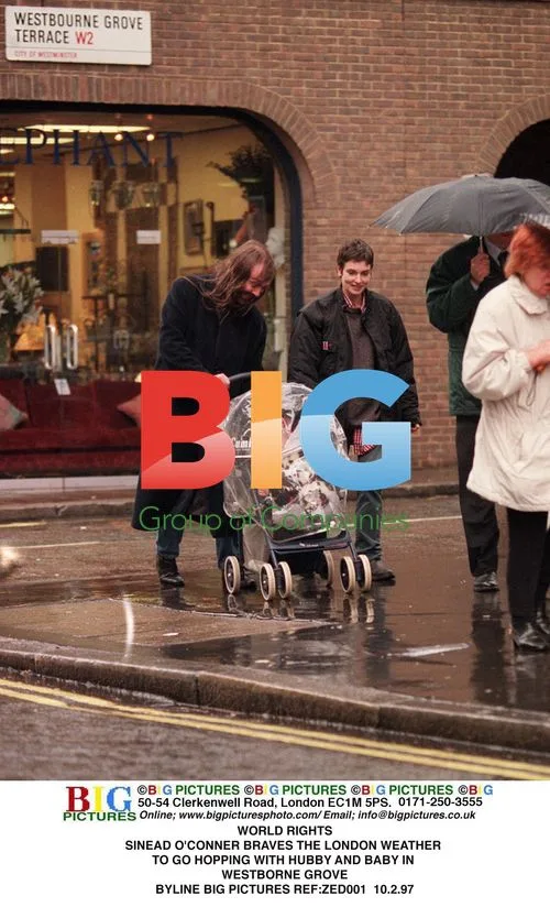 Sinead O'Conner Braves London Weather with Family