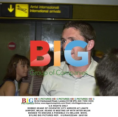 Robbie Keane Arrives in Milan for Inter Transfer Talks