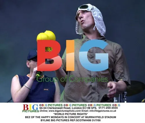 BEZ of The Happy Mondays in Concert