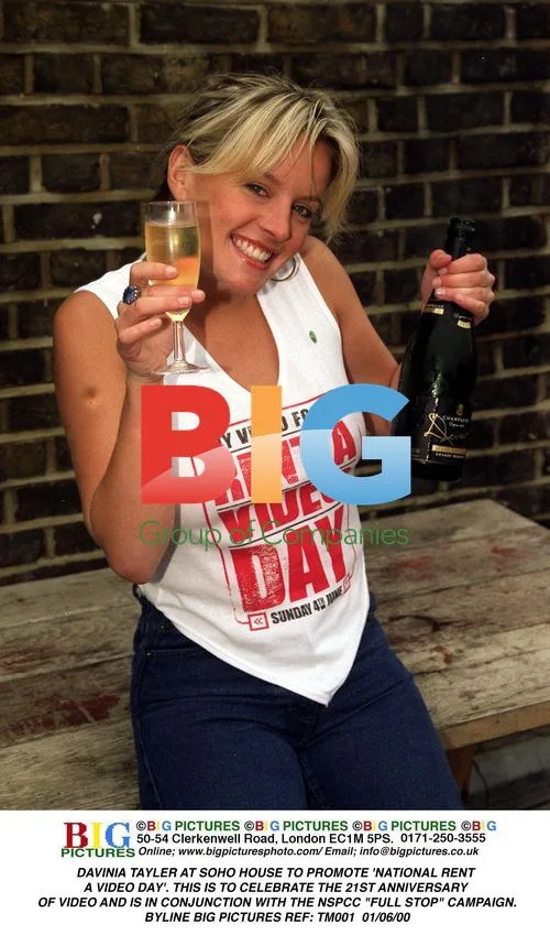 Davinia Tayler promotes 'National Rent a Video Day'