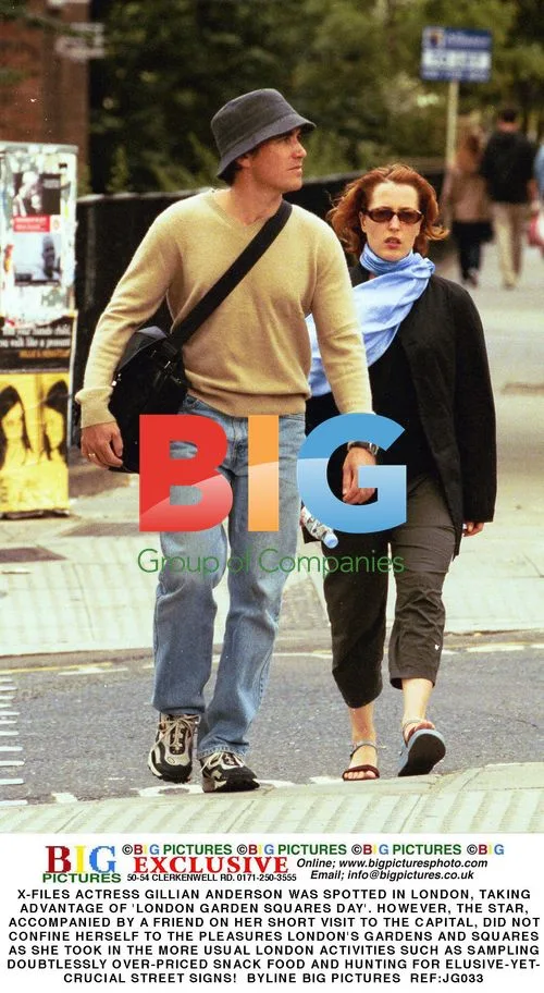 Gillian Anderson Spotted in London
