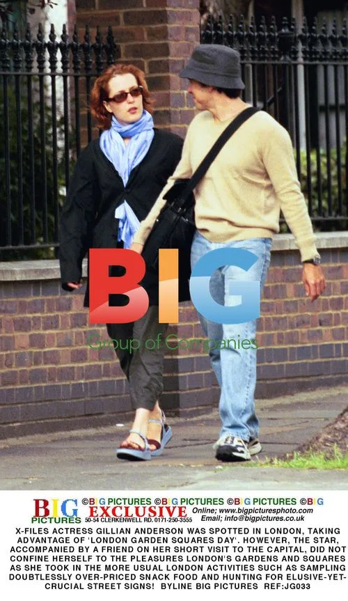 Gillian Anderson spotted in London