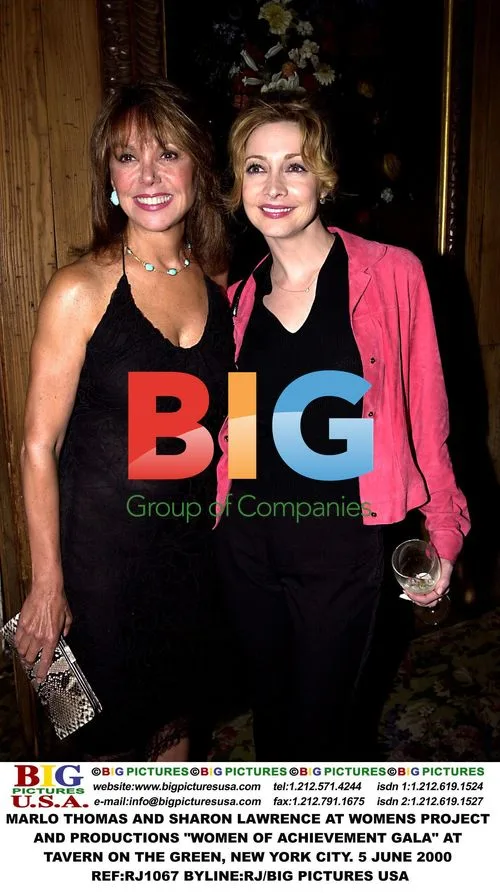 Marlo Thomas and Sharon Lawrence at Women's Project Gala