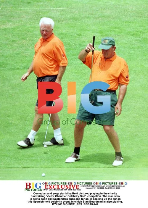 Mike Reid at Celebrity Golf Charity Event in Spain