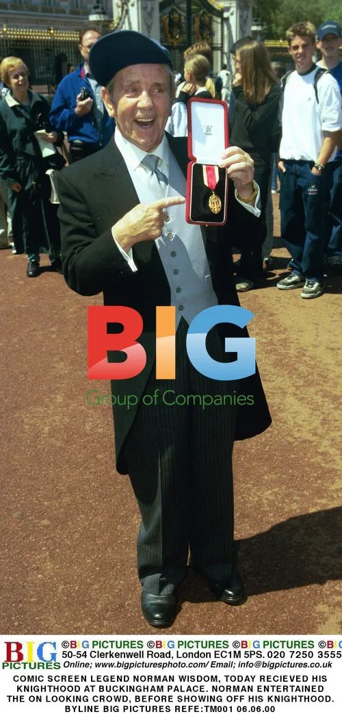 Norman Wisdom Receives Knighthood