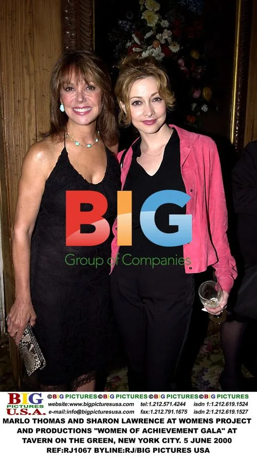 Marlo Thomas and Sharon Lawrence at Women's Project Gala