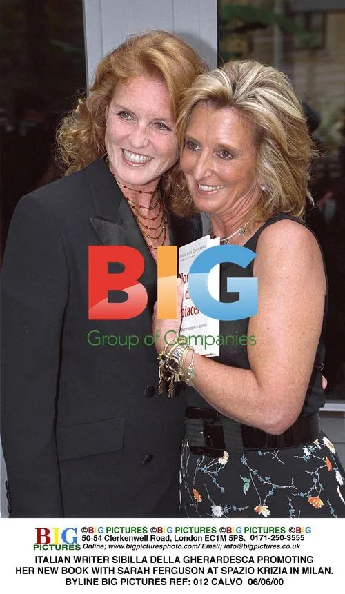 Sibilla Della Gherardesca with Sarah Ferguson