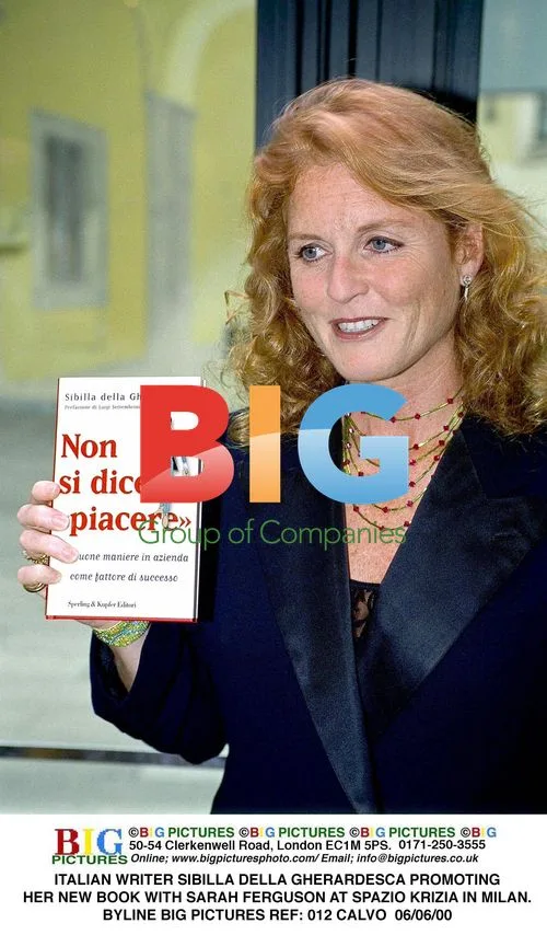 Sibilla Della Gherardesca & Sarah Ferguson at Spazio Krizia