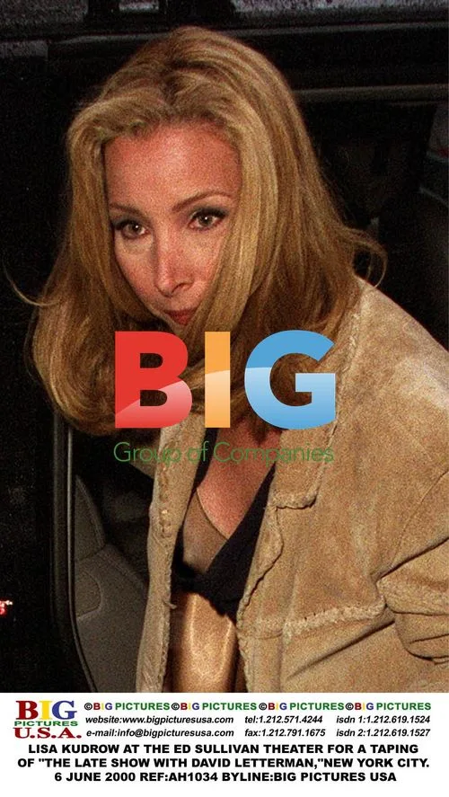 LISA KUDROW at Letterman Taping