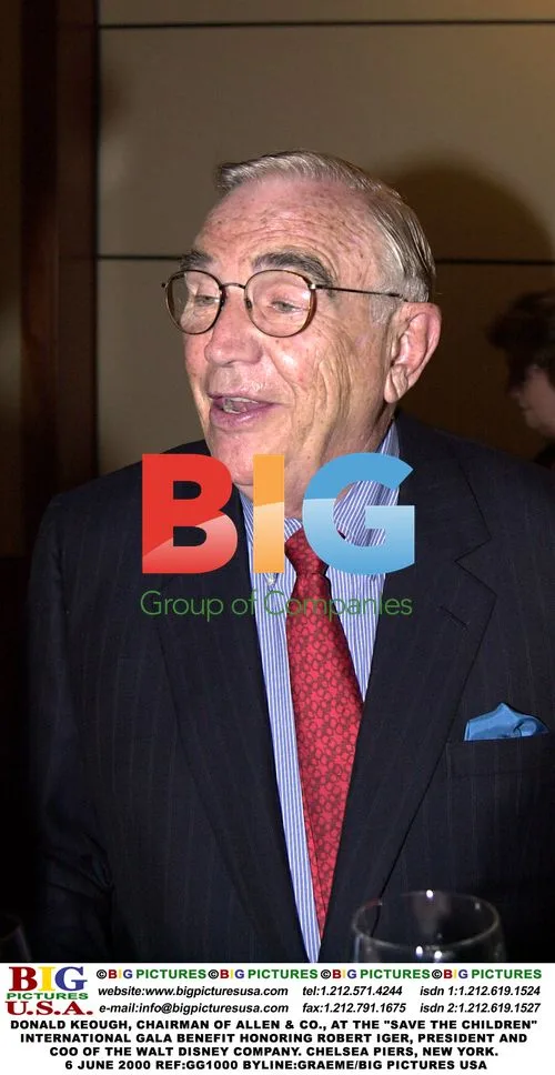DONALD KEOUGH at "Save the Children" Gala