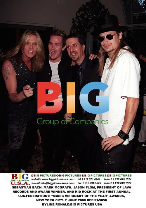 SEBASTIAN BACH, MARK MCGRATH, JASON FLOM, AND KID ROCK AT UJA-FEDERATION AWARDS