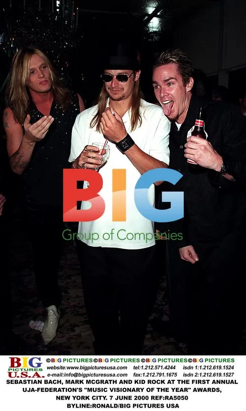 SEBASTIAN BACH, MARK MCGRATH AND KID ROCK AT UJA-FEDERATION AWARDS