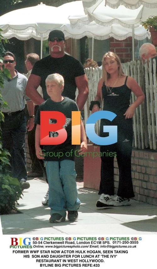Hulk Hogan out with family at The Ivy