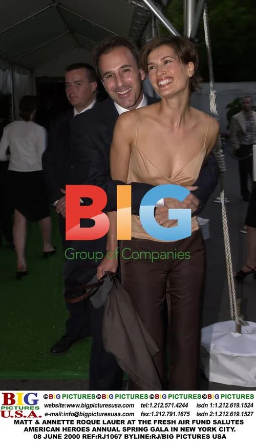 MATT & ANNETTE ROQUE LAUER AT FRESH AIR FUND GALA