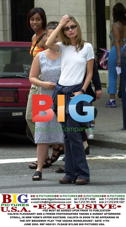 Calista Flockhart Strolls in NYC