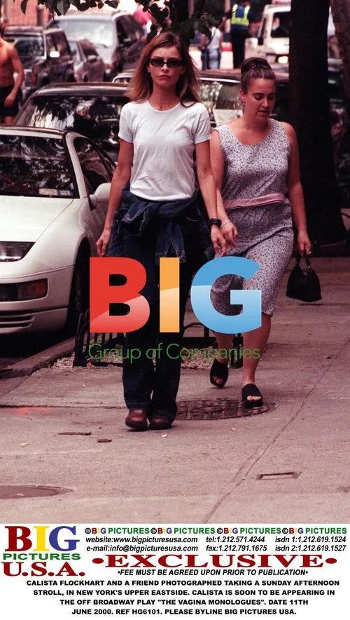 Calista Flockhart Strolling in NYC