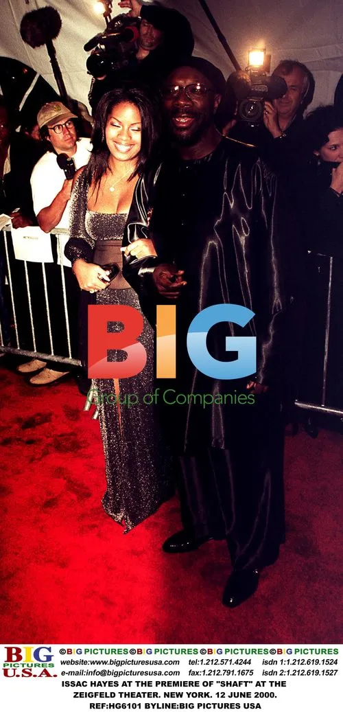 Issac Hayes at Shaft Premiere