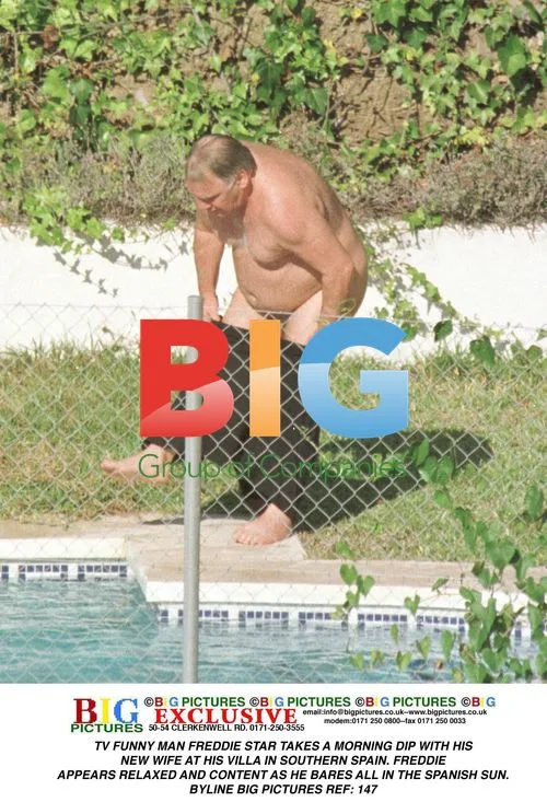 Freddie Star Takes Morning Dip with Wife