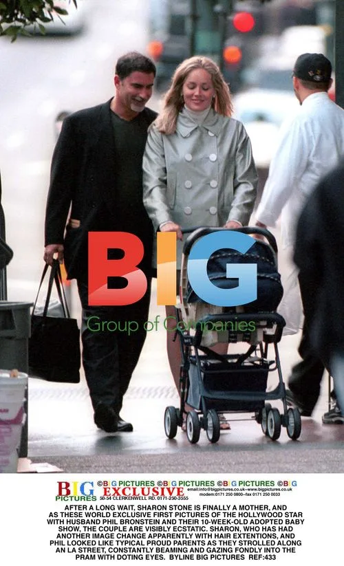 Sharon Stone and Phil Bronstein Debut Adopted Baby