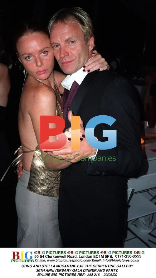 STING AND STELLA MCCARTNEY AT SERPENTINE GALA