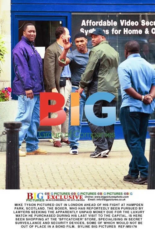 Mike Tyson at Spycatcher Shop in London