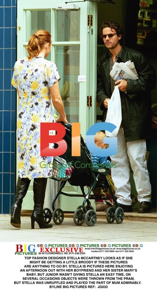 Stella McCartney Spends Afternoon with Baby