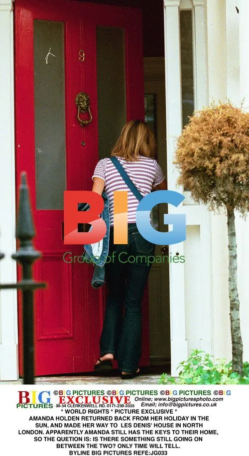 Amanda Holden Spotted at Ex's House