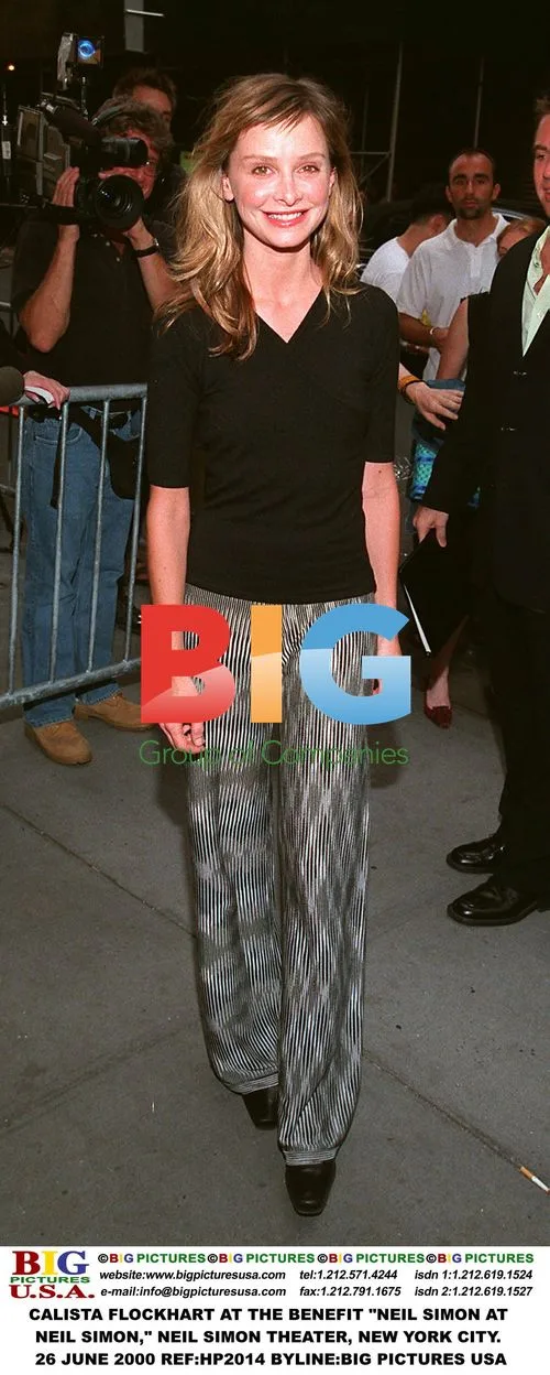 Calista Flockhart at Neil Simon Benefit