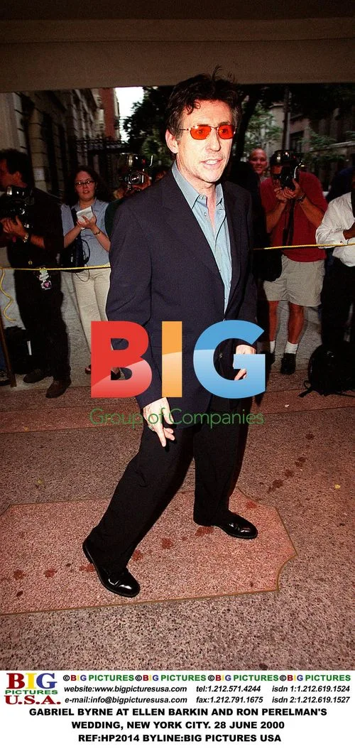 Gabriel Byrne at Ellen Barkin and Ron Perelman's Wedding