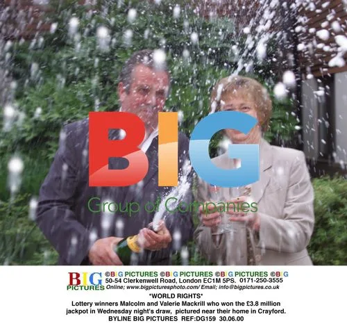 Lottery winners Malcolm and Valerie Mackrill
