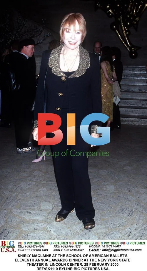 Shirly MacLaine at the School of American Ballet Awards Dinner