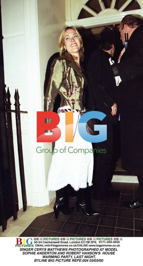 Cerys Matthews at Sophie Anderton's House Party