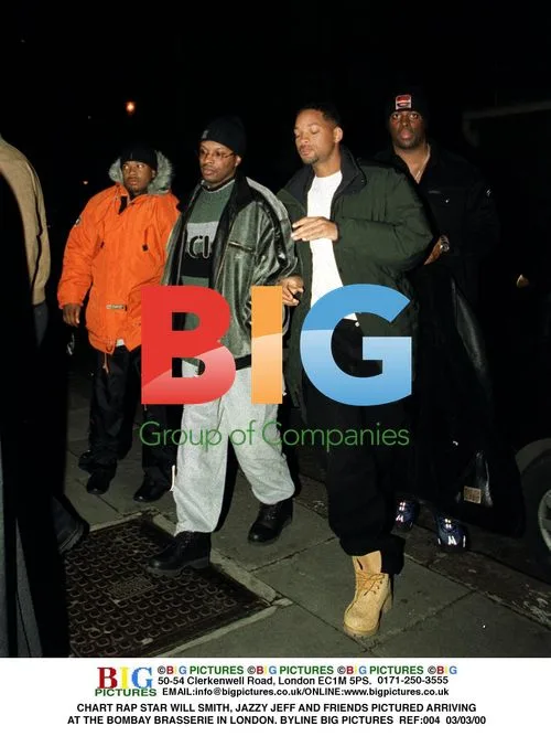 WILL SMITH, JAZZY JEFF AND FRIENDS ARRIVE AT BOMBAY BRASSERIE