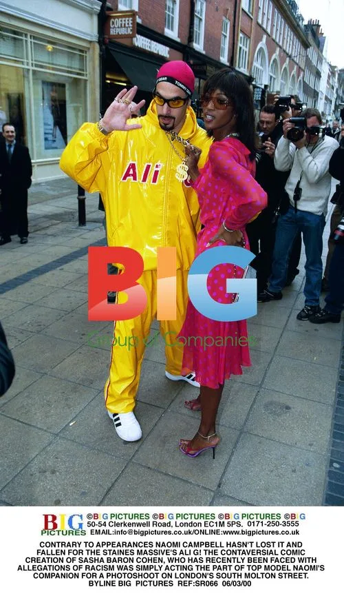 Naomi Campbell and Ali G Photoshoot