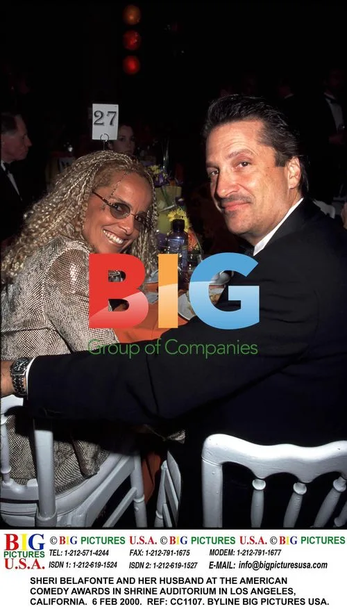 Sheri Belafonte and Husband at American Comedy Awards