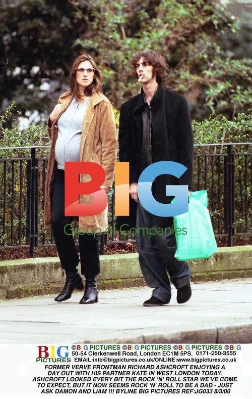Richard Ashcroft with Partner Kate