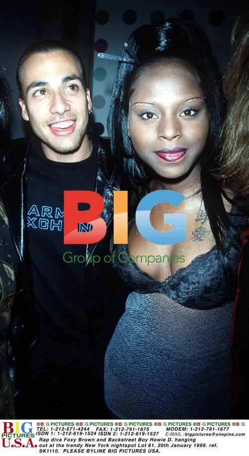 Foxy Brown and Howie D. at Lot 61 in NYC