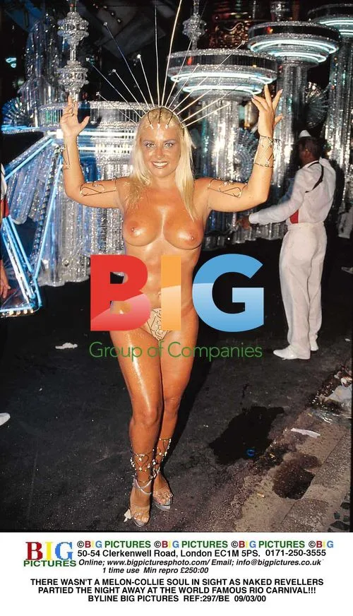 Naked Revellers at Rio Carnival