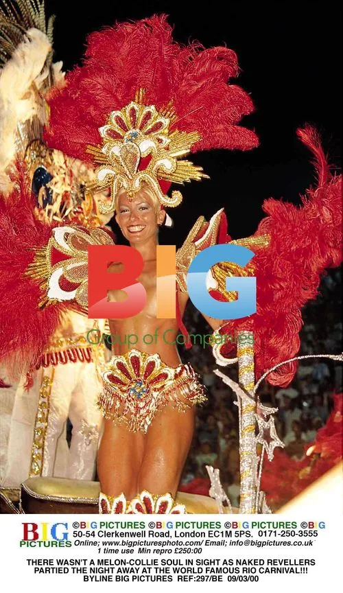 Naked Revellers at Rio Carnival