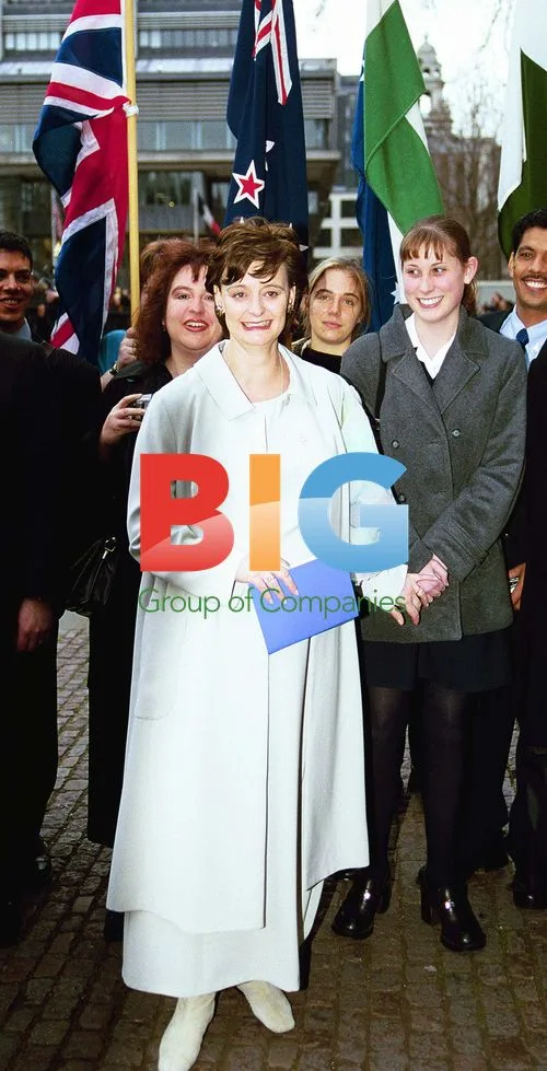 Blairs Arrive at Commonwealth Celebrations